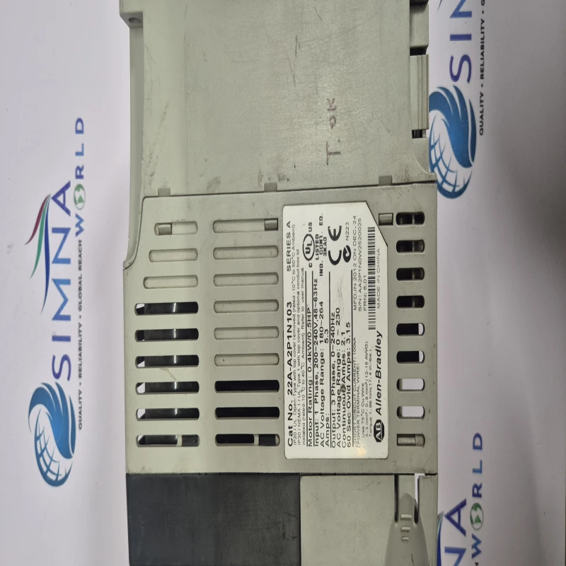 Allen Bradley 22A-A2P1N103 Series A PowerFlex 4 AC Drive 0.2 kW 230V VFD thumbnail 8